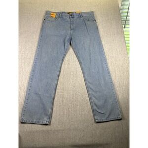 Ross Thomson jeans Men's Size 42W x 30L Denim Light Wash Ranch Wear utility